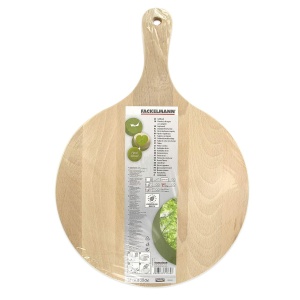Placa de taiat Fackelmann Pizzabrett 30cm din lemn cu maner - Img 6