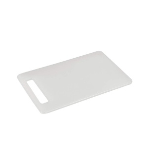 Placa de taiat Metaltex 15 x 25 cm din Polyethylen, alba, higienica si robusta