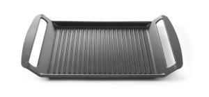 Placa Grill HENDI, Aluminiu, Anti-Haft, 390x260mm, Rezistenta la 250C