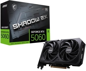 Placa video MSI Gaming RTX 5060 8G Shadow, 8 GB GDDR7, 2535 MHz