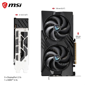 Placa video MSI GeForce RTX 5060 8G Gaming OC - 8GB GDDR7, PCIe 5, Boost 2625 Hz - Img 6