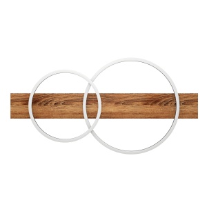 Plafoniera LED EGLO Boyal, 2 surse de lumina, design vintage, 78 cm - Img 2