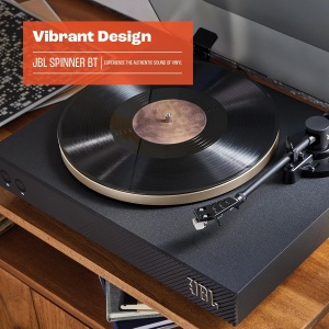 Platan cu Bluetooth JBL Spinner BT, Negru si Auriu, Sunet de Vinil Autentic - Img 9
