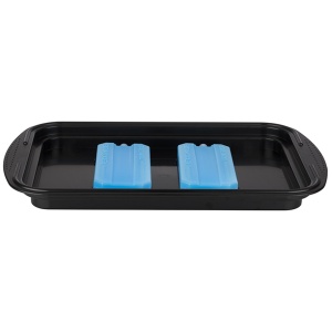 Platou termic APS cu capac - set cu tava din inox, 2 acumulatori de racire, negru - Img 8