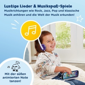 Player muzical interactiv VTech Leuchtender pentru copii 3-6 ani, cu 10 melodii - Img 3