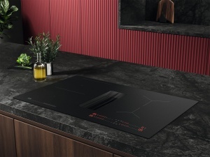 Plita cu inductie AEG TH84CB0BSZ, 80 cm, SaphirMatt, cu extractor integrat - Img 2