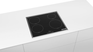 Plita cu inductie Bosch PIF645BB5E seria 4 autosuficienta latime de 60 cm zona de prajire pentru vase mari gatit mai rapid PowerBoost functionare Touc - Img 4