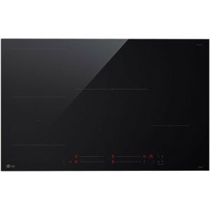 Plita cu inductie LG CI5Z3025BN, 7400 W, 4 zone, neagra