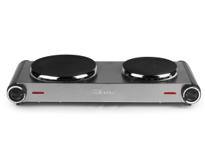 Plita electrica Tristar KP-6248, 2 arzatoare, 2500W, inox - Img 4