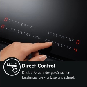 Plita inductie AEG IKS6443AXB 60 cm Hob2Hood Slider Touch 4 zone PowerBoost - Img 3