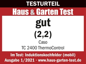 Plita inductie CASO TC2400, 2400W, termometru, 60-240C - Img 2