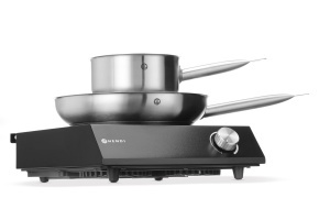 Plita Inductie HENDI cu Bratfana si Oala, 3500W, 31 Trepte Putere - Img 3