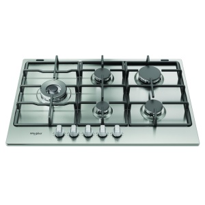 Plita pe gaz Whirlpool TGML 761 IX R, 5 arzatoare, 3500 W, inox - Img 2