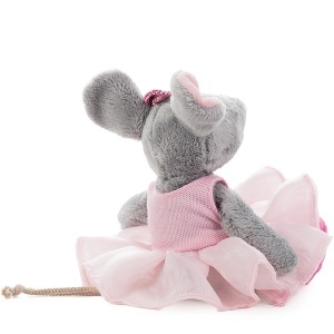 Plush Ballett-Maus Schaffer 5651 - Jucarie de plus 22 cm, Balerina, Culoare roz - Img 4