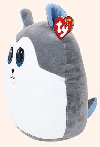 Plush Husky TY Squish-A-Boo 31 cm, Multicolor, Ideal pentru copii - Img 3
