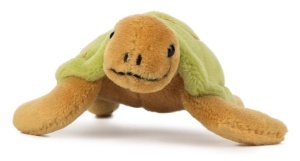 Plush Magnet Turtle Hilde - Schaffer 3555 - 11 cm - Verde-maro - Img 2