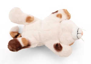 Plush NICI Gluckskatze 12cm - Culoare maro, cu magnet, jucarie pentru copii - Img 4
