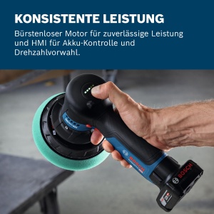 Polizor excentric Bosch Professional GPX 12V-125, 12V, 125 mm, motor fara perii - Img 4