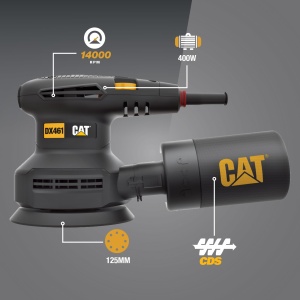 Polizor excentric CAT DX461, 400W, 125 mm, 5000-14000 rpm - Img 7