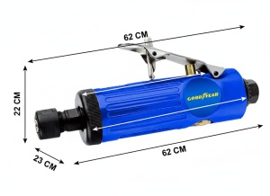 Polizor pneumatic Goodyear GY16APK, 22000 RPM, set complet cu accesorii - Img 4