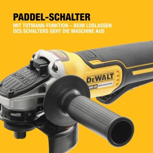 Polizor unghiular DEWALT DCG406NT-XJ, 18V, motor fara perii, 125mm - Img 8