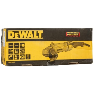 Polizor unghiular Dewalt de 230 mm DWE4579 2600 wati infasurare motor protejata cu epoxid protectie la suprasarcina pornire usoara maner auxiliar in t - Img 4