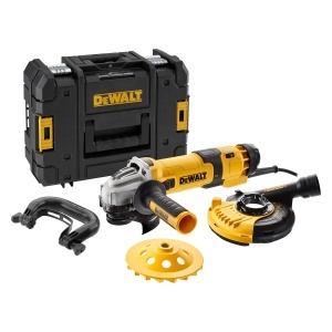 Polizor unghiular DEWALT DWE4257KT, 1500W, 125mm, cu set pentru suprafete din beton