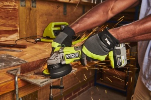 Polizor unghiular fara fir RYOBI 18 V ONE+ RAG18BL-0, diametru disc de 125 mm, capac de protectie fara unelte, fara baterie si incarcator - Img 8