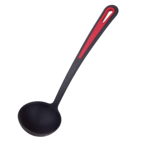 Polonic pentru supa Westmark, rezistent la caldura pana la 270 degC, PPA, lungime: 31,5 cm, Gallant Plus, negru/rosu, 29562275 - Img 1