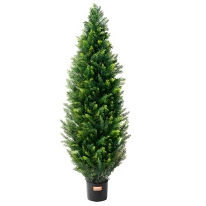 Pom de Zeda Artificial VEVOR SM-BS-120, 121,9 cm, 2 Bucati, Verde - Img 4
