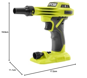 Pompa de aer RYOBI 18 V ONE RVI18-0, 250 lmin, 0,034 bar, cu 4 adaptoare - Img 14
