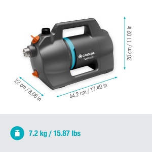 Pompa de gradina Gardena 4200 Silent, 4200 lh, 600 W, 3,9 bar - Img 3