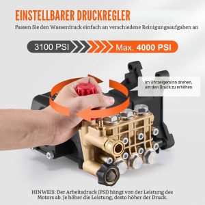 Pompa de Inalta Presiune VEVOR, 4000 PSI, 4.0 GPM, Design Durabil - Img 4