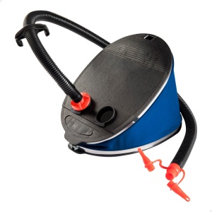 Pompa de picior Intex 68610E, 30 cm, cu 3 duze, neagra