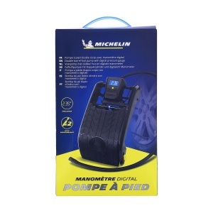 Pompa de picior Michelin cu manometru digital, dublu cilindru, 2.4 kg - Img 3