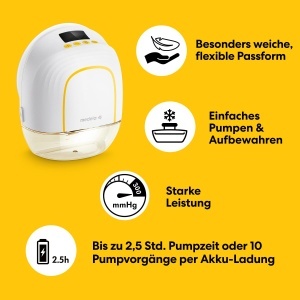 Pompa de san electrica Medela Melody InBra, 2 unitati, hands-free, USB-C - Img 3