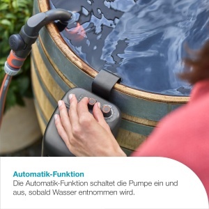 Pompa de udare cu acumulator Gardena 2400 ComfortAutomatic 18V, functie automata, timer - Img 2