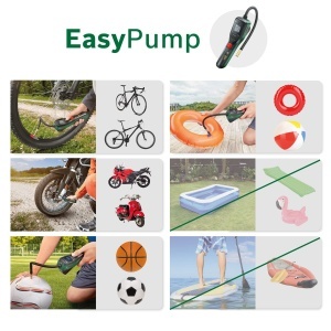 Pompa electrica Bosch EasyPump, 3.0 Ah, 150 PSI, cu LED si USB-C - Img 3