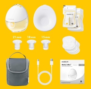 Pompa electrica de san Medela Motion InBra, 9 trepte, usor de utilizat, design discret - Img 11