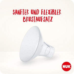 Pompa electrica de san NUK Soft Easy, cu accesorii din silicon, compacta si silentioasa - Img 3