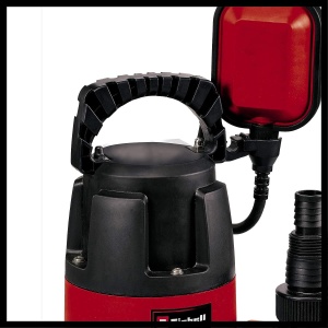 Pompa submersibila Einhell GC-SP 3580 LL (350 W, 8.000 litri pe ora, aspiratie superficiala de pana la 1 mm, pornire a pompei de la 8 mm, supapa de retinere integrata) - Img 6