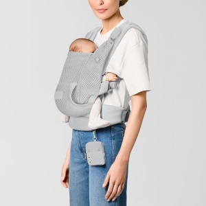 Port-Bebe CYBEX LAYA, autoajustabil, 3-15 kg, culoare Fog Grey - Img 3