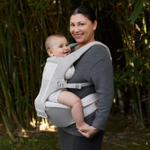 Portbebe Ergobaby Alta cu Hipsitz pentru Bebei si Copii, 4-48 luni, Material SoftFlex Mesh - Img 8