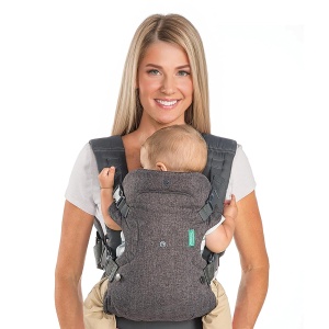 Portbebe Ergonomic Infantino Flip Advanced 4-in-1, 3,6-14,5 kg, Gri