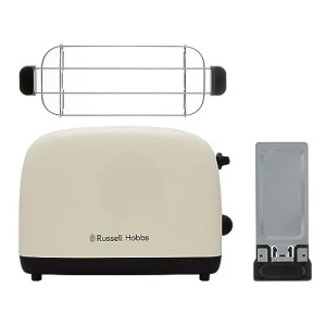 Prajitor de paine Russell Hobbs 26551-56, 1600W, 2 felii, functii multiple, crem - Img 11