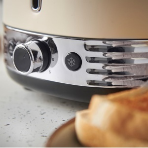 Prajitor de paine Russell Hobbs 28650-56, 900W, 6 trepte de rumenire, Creme - Img 6