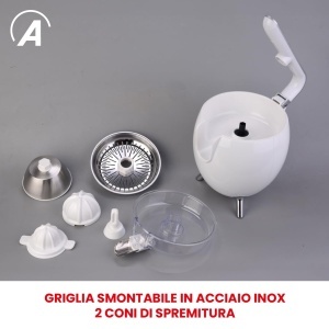 Presa electrica pentru citrice ARDES Juice Art 500W, 0.5L, alba - Img 3