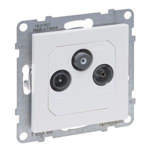 Priza de trecere Legrand Seano 765168, HD-TV, 14 dB, Ultraalb