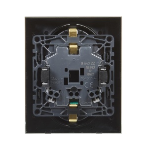 Priza dubla LEGRAND Niloe Step 398210 pentru montaj incastrat 16A culoare antracit - Img 5