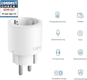 Priza Inteligenta Tapo P115 cu Control al Consumului Energetic, Design Compact, 4-Pack - Img 2